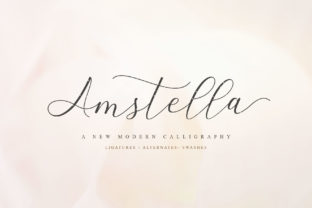 Amstella: A Script Font That Elevates Your Design