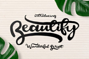 Beautify Script: A Handmade Typographic Delight