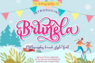 Brunela Font: A Playful Typographic Delight
