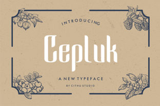 Cepluk: A Modern Serif Font for Every Design Need