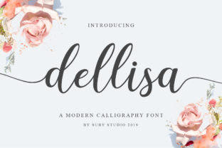 Dellisa: A Modern Calligraphy Font for Creative Expression
