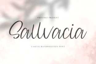 Discover the Beauty of Sallvacia: A Script Font That Elevates Your Design