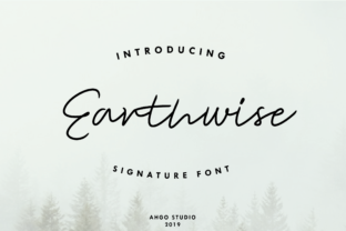 Earthwise: A Versatile Script Font for Creative Expression