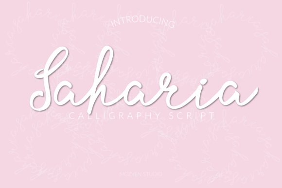 Exploring the Aesthetic and Utility of Saharia: A Unique Handwritten Font