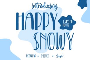 Happy Snowy: A Handwritten Font with a Playful Touch