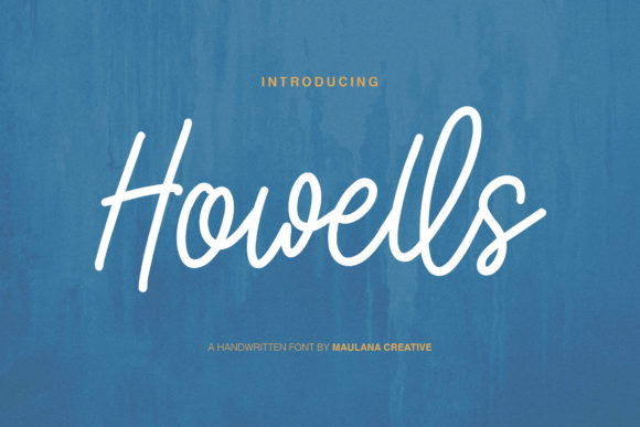 Howells: A Script Font That Transforms Design