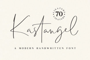 Kastangel: A Handwritten Font That Enhances Creativity and Clarity