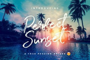Perfect Sunset Script Font