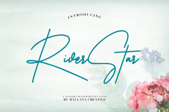Riverstar Signature: The Handwriting Font That Elevates Your Design