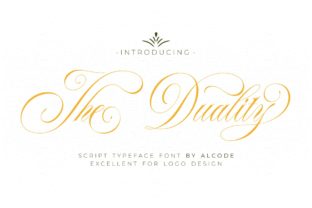 The Duality Script Font