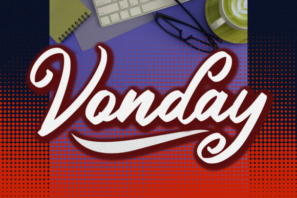 Vonday Script Font: A Nostalgic Touch for Modern Design