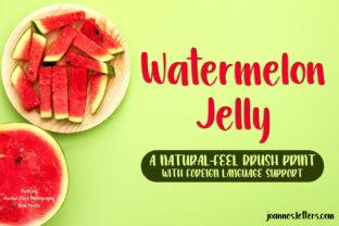 Watermelon Jelly: A Delightful Font for Personalized Design