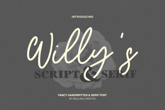 Willy s: The Handcrafted Font Duo That Elevates Your Designs