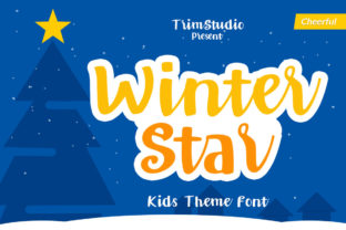 Winter Star: A Playful and Pure Handwritten Font for Winter-Themed Crafts